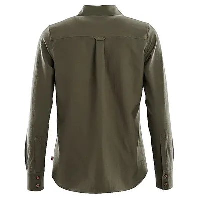 Aclima LeisureWool woven shirt W's Ranger Green - L 