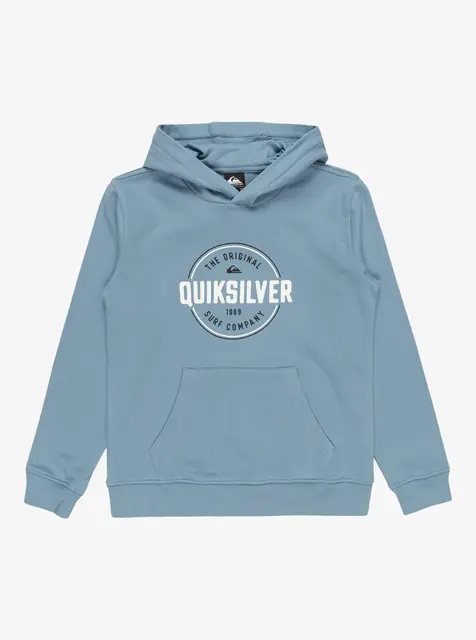 Quiksilver Circle Up Hoodie Youth Blue Shadow - XL/16år 