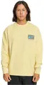 Quiksilver Spin Cycle Crew Mellow Yellow - L