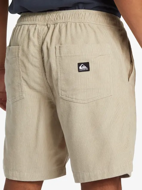 Quiksilver Taxer Cord Short Plaza Taupe - M 