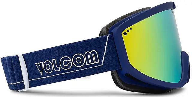 Volcom Footprints Goggle Dark Blue-White/Gold Chrome 
