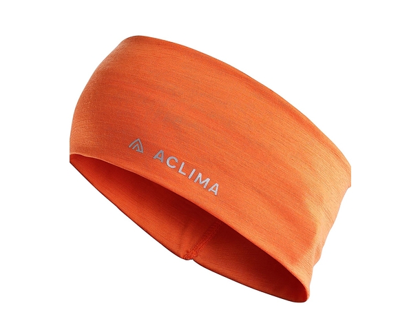Aclima LightWool Headband Orange Tiger - M