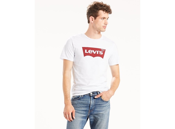 Levis Graphic Set-In SS Tee White - M