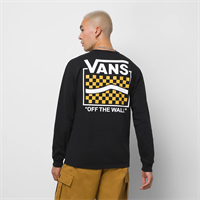 Vans Off The Wall Sidestripe Box LS Tee Black - M