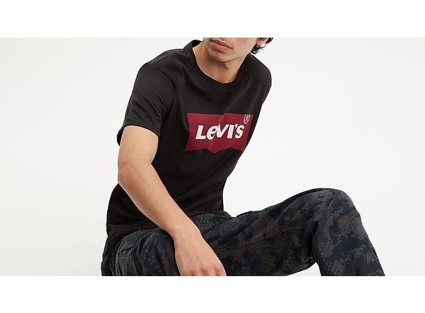 Levis Graphic Set-In SS Tee Black - M