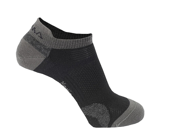 Aclima Ankle Socks Iron Gate/Jet Black - 40-43