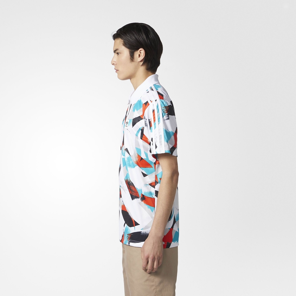 ADIDAS JERSEY COURTSIDE White/Eneb - M - Boardshop.no AS