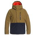 Quiksilver Mission Solid Youth Jacket Military Olive - XS/8år