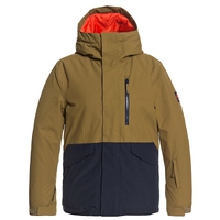 Quiksilver Mission Solid Youth Jacket Military Olive
