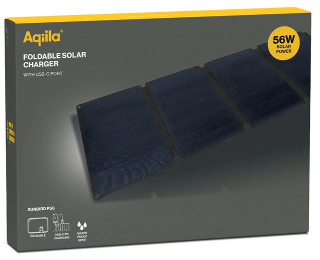 Aqiila Sunbird P56 56W Solar charger 