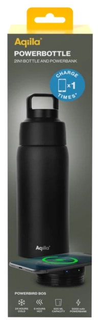 Aqiila Powerbottle BO5 With detachable powerbank 