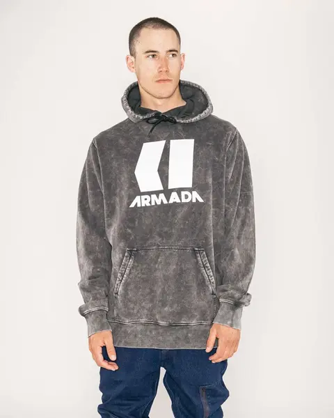 Armada Icon Hoodie Black Enzyme