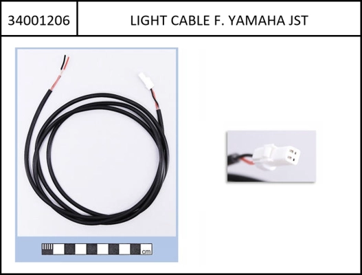 Yamaha lyktkabel Foran/bak, 1400mm