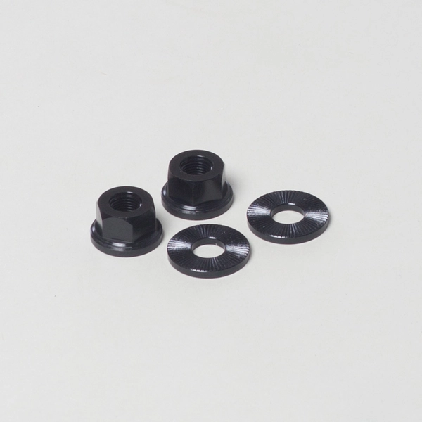 Salt AM Axel Nuts 3/8&quot; Alloy Black - One size