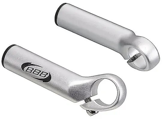 BBB Trail monkey bar ends straight bbe-01 - One size 