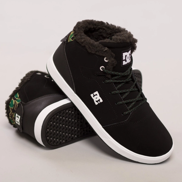 DC CRISIS HIGH WINTER BOYS SHOE Black/Camo - 34