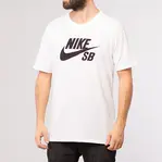 Nike SB Logo Tee White/White/Black - S