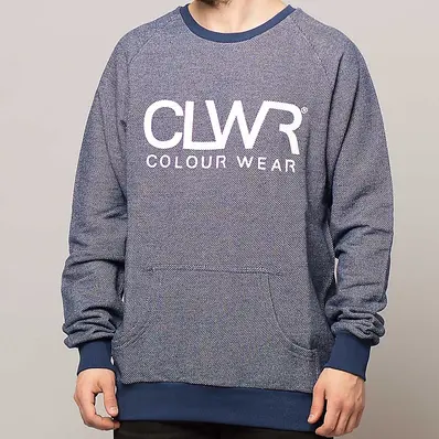 Colour Wear CLWR Crew Denim Blue - M 