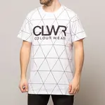 Colour Wear CLWR Tee White Polygon - S