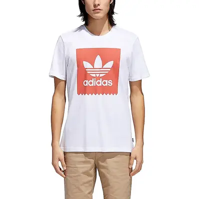 Adidas Solid bb Tee White/Trasca - S 