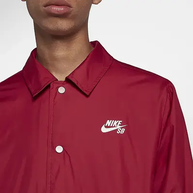 Nike SB Shield Coaches Jacket Red Crush/White - M 
