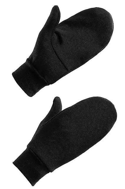 Aclima HotWool Heavy Liner Mittens Jet Black - XS/6 