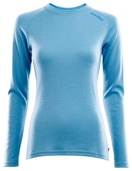 Aclima WarmWool crewneck W&#39;s Azure Blue