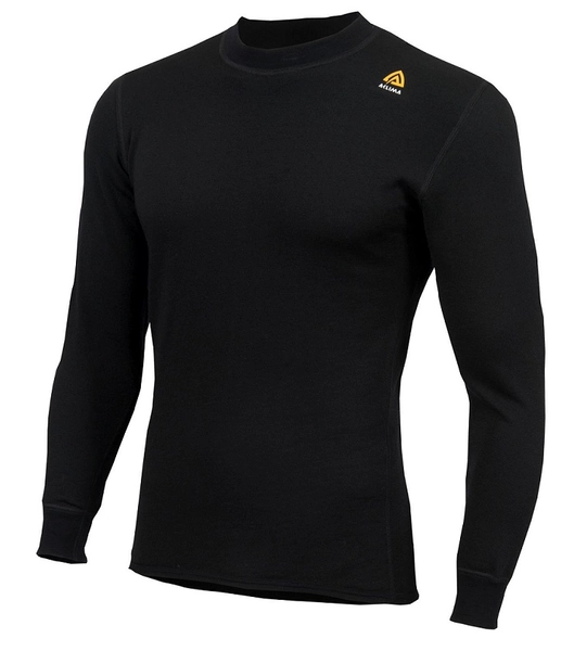 Aclima HotWool crewneck Unisex Jet Black