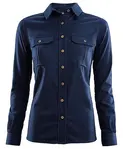 Aclima LeisureWool Reborn shirt W's Navy Melange - XS