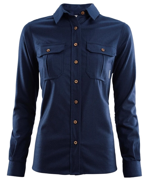 Aclima LeisureWool Reborn shirt W&#39;s Navy Melange