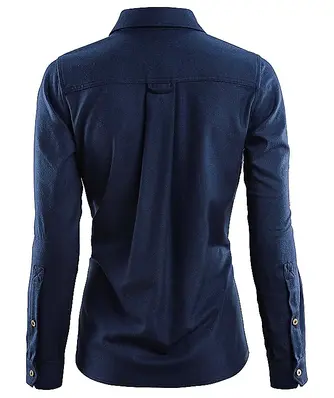 Aclima LeisureWool Reborn shirt W's Navy Melange - XS 
