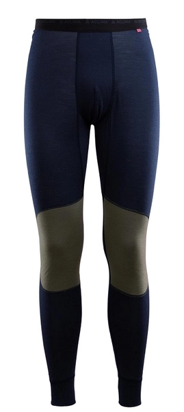 Aclima LightWool reinforced longs M&#39;s Navy Blazer/Ranger Green