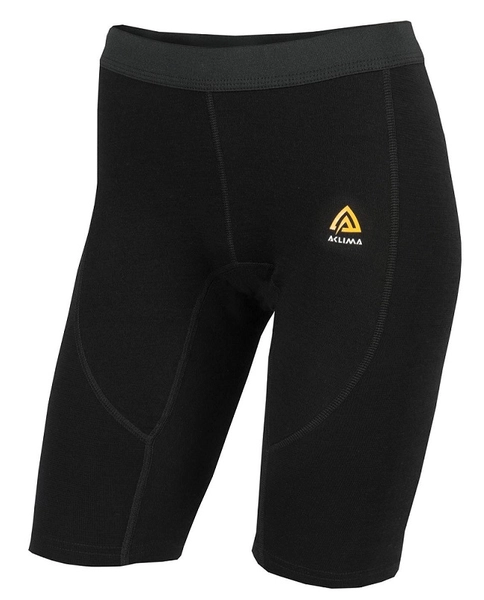 Aclima WarmWool shorts long W&#39;s Jet Black