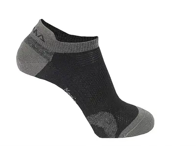 Aclima Ankle Socks Iron Gate/Jet Black