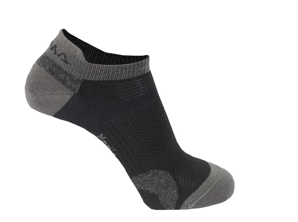 Aclima Ankle Socks Iron Gate/Jet Black