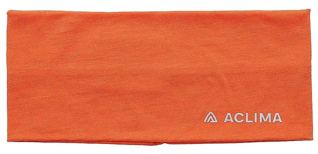 Aclima LightWool Headband Orange Tiger - M 