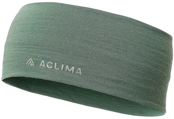 Aclima LightWool headband Dark Ivy - M 