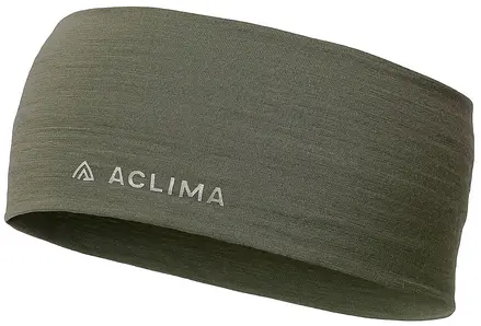 Aclima LightWool headband Ranger Green