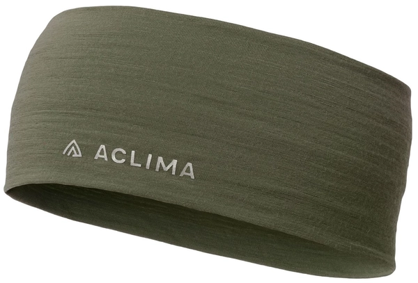 Aclima LightWool headband Ranger Green