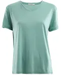 Aclima LightWool t-shirt loosefit W's Oil Blue - S