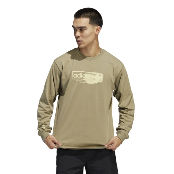 Adidas Washed Out 4.0 LS Tee Orbgrn/Sanbei