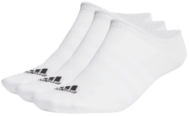 Adidas No-Show Sock 3-pack White/Black - M/39-42 