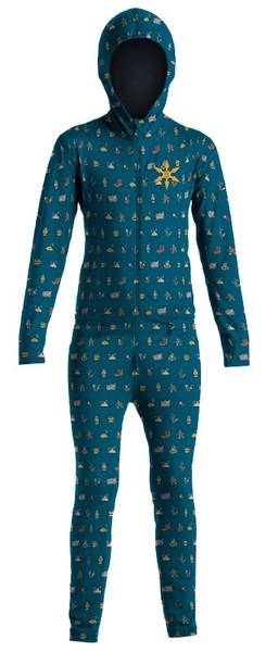 Airblaster Youth Ninja Suit Teal Camp Print