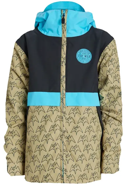 Airblaster Youth Trencher Full Zip Tan Terry - 10år 