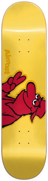 Almost Red Head HYB Deck Yellow - 8,125&quot; x 31,66&quot;