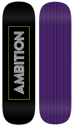 Ambition Jib Snowskate Purple - 8,5" x 32,5"