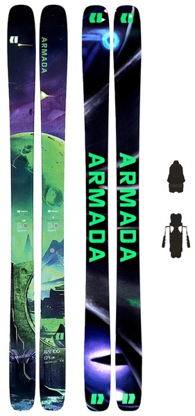 Armada ARV 100 m/binding All Mountain/Freestyle - Herre - Madstee