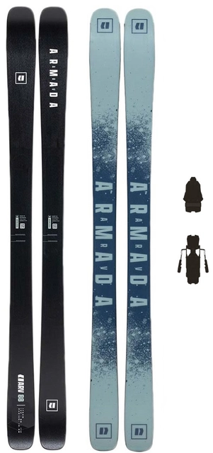 Armada ARV 88 m/binding Freestyle - Herre - Black 