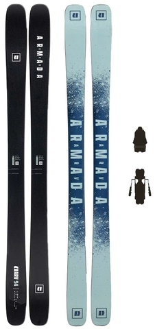 Armada ARV 94 m/binding All Mountain/Freestyle - Herre - Black