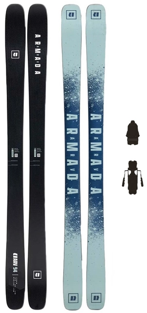 Armada ARV 94 m/binding All Mountain/Freestyle - Herre - Black 